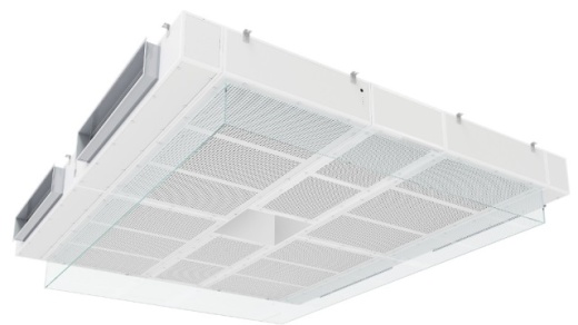 Ламинарный потолок с центральным отверстием